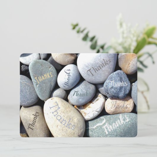 Stijlvolle, informatieve, ongewone BEDANKT (Staand voorkant)