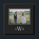 Stijlvolle Initialen Bewerkbare Kleuren Foto Magne Magneet<br><div class="desc">Foto cadeaus zijn de beste geschenken! Gemakkelijk aan te passen met uw tekst en/of foto('s) voor een op maat gemaakte look. Ontworpen door Berry Berry Sweet,  Modern Stationery en Gepersonaliseerde Cadeaus. Bezoek onze website op www.berryberrysweet.com om onze volledige productlijnen te bekijken.</div>