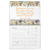 Stijlvolle Inspirerend Quote Botanische Bloemen 20 Kalender (Jan 2026)
