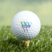 stijlvolle INTIAL naam monogram minimaal logo Golfballen (Insitu Shirt)