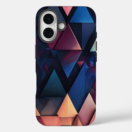 Stijlvolle iPhone Back Hoesje met levendige kleure (Achterkant)