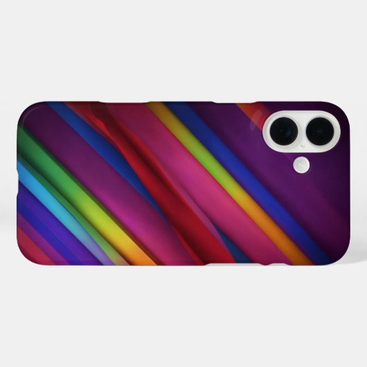 Stijlvolle iPhone Back Hoesje met levendige kleure (Achterkant (horizontaal))