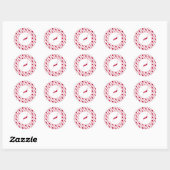 Stijlvolle JAPAN FLAG Ronde Sticker (Vel)