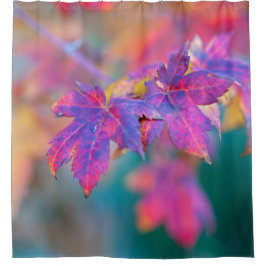 Stijlvolle Japanse apelbladeren Douchegordijn