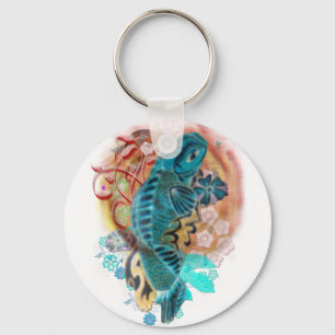 Stijlvolle Japanse Koi Fish Sleutelhanger