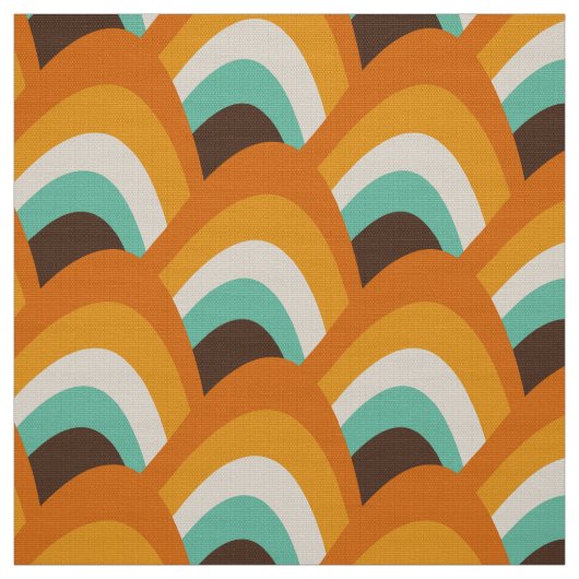 Stijlvolle jaren zeventig retro mod stof (Swatch)