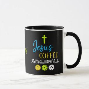 Stijlvolle JESUS Koffie Pickleball Mok