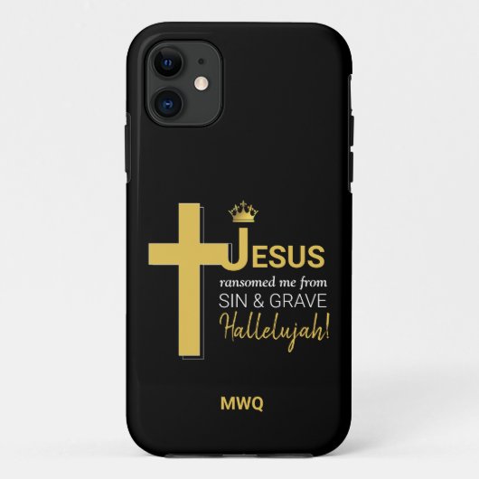 Stijlvolle JESUS RANSOMED ME Christelijke iPhone c Case-Mate iPhone Case (Achterkant)