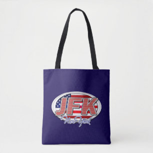 Stijlvolle JFK-Canvas tas voor luchthavenliefhebbe
