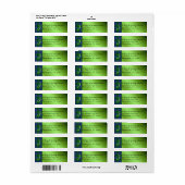 Stijlvolle Johnston Plaid Monogram Aangepaste labe Etiket (Full Sheet)