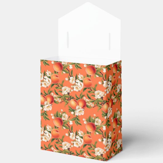 Stijlvolle 'Just Peachy' Peach Fuzz Bedankdoosjes (Open)