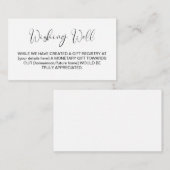 Stijlvolle Kaart voor eenvoudige weddenschappen (Voorkant / Achterkant)