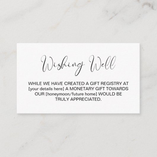 Stijlvolle Kaart voor eenvoudige weddenschappen (Voorkant)