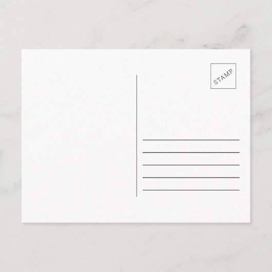 Stijlvolle kalligrafie Aangepast 2 Fotoroze Afstud Aankondigingskaart (Achterkant)