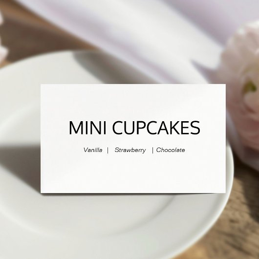 Stijlvolle Kalligrafie Buffet Eten Etiketten Tabel Kaart