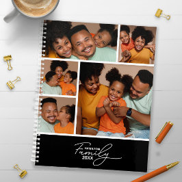 Stijlvolle Kalligrafie Familie Fotocollage Planner