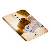 Stijlvolle kalligrafie Foto Opslaan Datum Magneet (Rechterzijde)