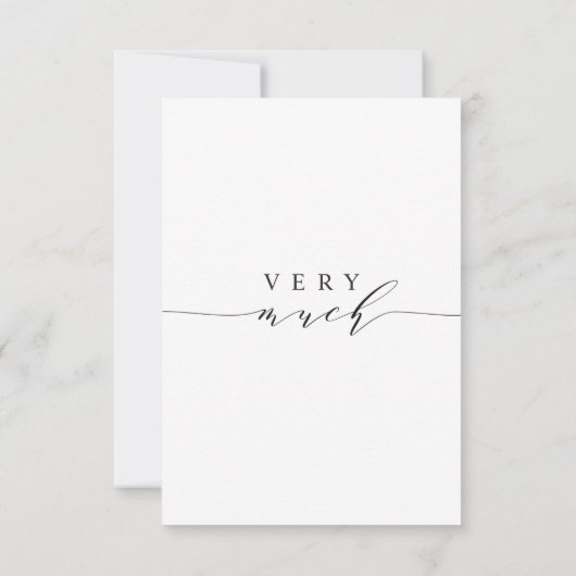 Stijlvolle kalligrafie Woensdag Foto Hartelijk dan Bedankkaart (Achterkant)