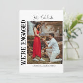 Stijlvolle kalligrafiëntreeks kaart (Staand voorkant)