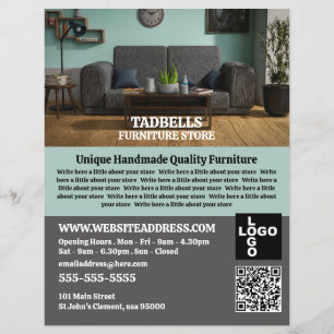 Stijlvolle kamer - Meubelwinkel Verkoop Flyer