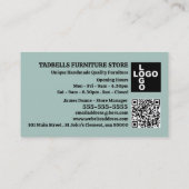 Stijlvolle kamer - Meubelwinkel Verkoop Visitekaartje (Achterkant)