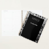 Stijlvolle Kantoor in zwart-wit Planner (Display)