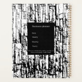 Stijlvolle Kantoor in zwart-wit Planner (Achterkant)