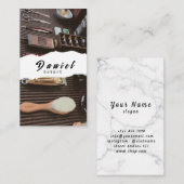 Stijlvolle kapsels uitgedrukt in elk Visitekaartje (Voorkant / Achterkant)