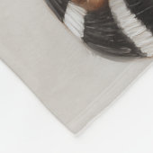 Stijlvolle kat met ronde bril fleece deken (Hoek)