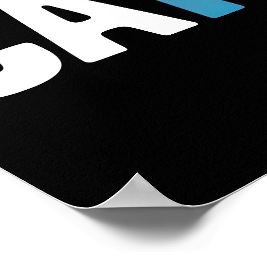 Stijlvolle kat's zelfverzekerde houding poster (Hoek)