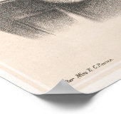  stijlvolle katten Tekenkunst afdrukken Poster (Hoek)