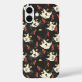 Stijlvolle kattengezichten Case-Mate iPhone case (Achterkant)
