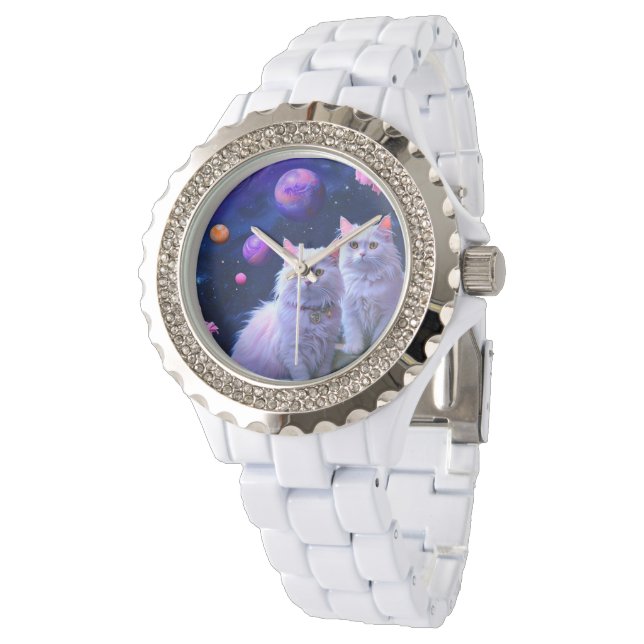 Stijlvolle kattenhorloge voor kattenliefhebbers horloge (Gekanteld)