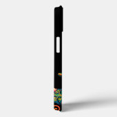 Stijlvolle Kattenkleuren op Black Frieze Case-Mate iPhone Case (Achterkant / Rechts)