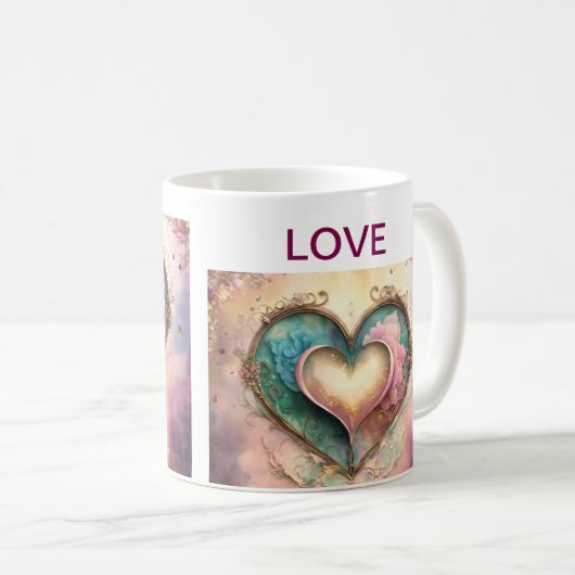 Stijlvolle keramische Mok voor koffie, thee of war (Voorkant rechts)