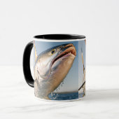 Stijlvolle keramische Mok voor tonijn (Voorkant links)