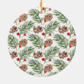 Stijlvolle kerst familie foto Ornament (Achterkant)