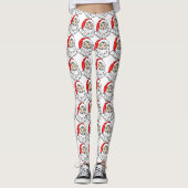 Stijlvolle kerst leggings (Voorkant)