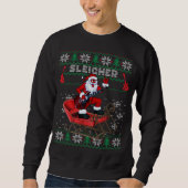 Stijlvolle kerstbeker design trui (Voorkant)