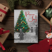 Stijlvolle,  kerstboom feestdagenkaart