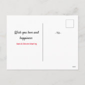 Stijlvolle,  kerstboom feestdagenkaart (Achterkant)