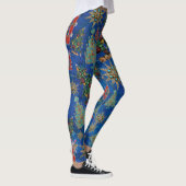 Stijlvolle kerstboom Jewel Bling Lapis Lazuli Leggings (Rechts)