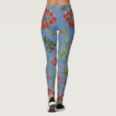 Stijlvolle kerstboom juweel Bling Leggings (Achterkant)