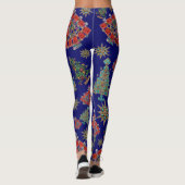 Stijlvolle kerstboom juweel Bling Leggings (Achterkant)