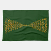 Stijlvolle kerstboom keukenhanddoek (Horizontaal)