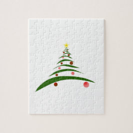 Stijlvolle Kerstboom Legpuzzel