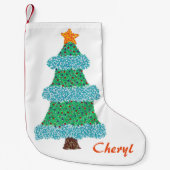 Stijlvolle kerstboominventarisaties met Pointillis Kleine Kerstsok (Voorkant)