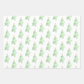 Stijlvolle kerstboomPrints Inpakpapier Vel (Voorkant)