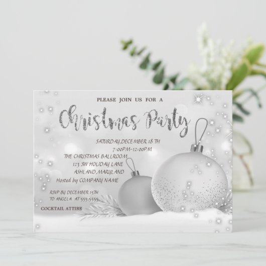 Stijlvolle kerstfeestdagen kaart (Staand voorkant)