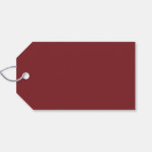 Stijlvolle kerstfeestvreugde voor de wereld cadeaulabel (Achterkant Horizontaal)